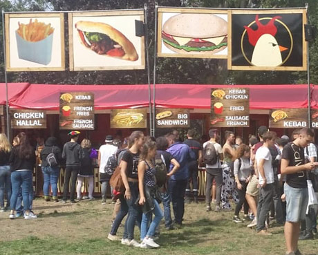 Stand restauration festival